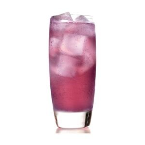 Black Currant soft drink made with Grappy concentrate mix