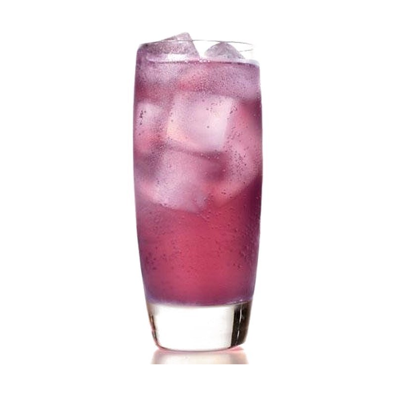 Black Currant soft drink made with Grappy concentrate mix