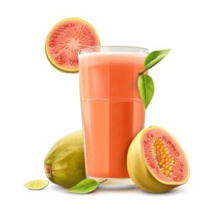 Guava soft drink made with Grappy concentrate mix