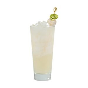 Lychee soft drink made with Grappy concentrate mix