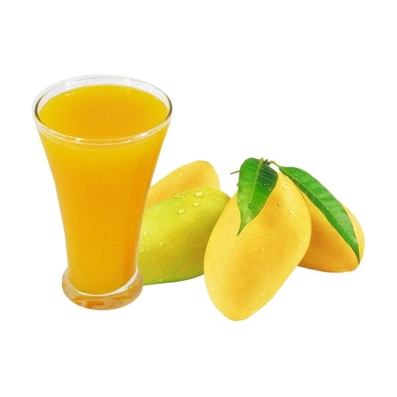 Mango soft drink made with Grappy concentrate mix