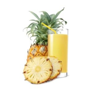 Pineapple soft drink made with Grappy concentrate mix